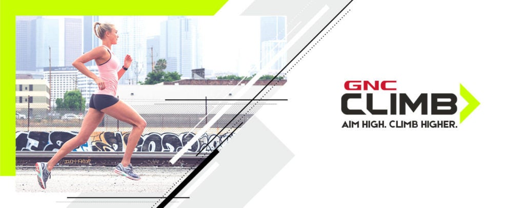 INTRODUCING GNC CLIMB FOR ENDURANCE ATHLETES