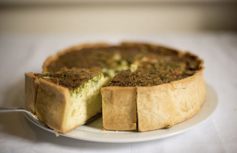 Spinach-Feta Quiche Recipe